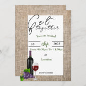 Freunde Wiedersehen Einladung (Vorne/Hinten)