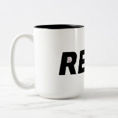 FREUNDE WIEDERVERBINDEN KAFFEE-TASSE ZWEIFARBIGE TASSE (Links)