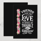 Freunde zeigen ihre Liebe Einladung (Vorne/Hinten)