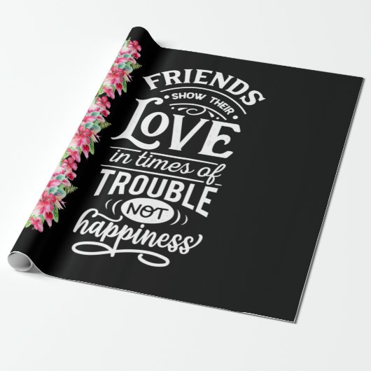 Freunde zeigen ihre Liebe Geschenkpapier (Ungerollt)