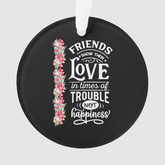 Freunde zeigen ihre Liebe Ornament (Vorderseite)