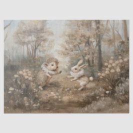 Freunde - Zierpapier für Ölgemälde Seidenpapier