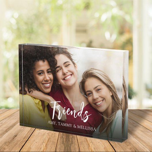 Freunde Zitat Foto Einfache Typografie