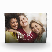 Freunde Zitat Foto Einfache Typografie (Vorderseite)