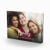 Freunde Zitat Foto Einfache Typografie (Rechts)