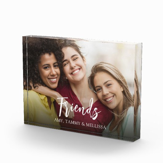 Freunde Zitat Foto Einfache Typografie (Rechts)