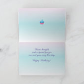 Freunde zum Geburtstag Teapot und Teacups, Religiö Karte (Innenseite)