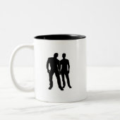 Freunde Zweifarbige Tasse (Links)