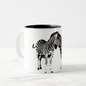 Freunde Zweifarbige Tasse (Vorderseite Links)