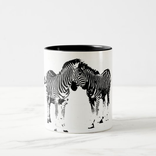Freunde Zweifarbige Tasse (Mittel)