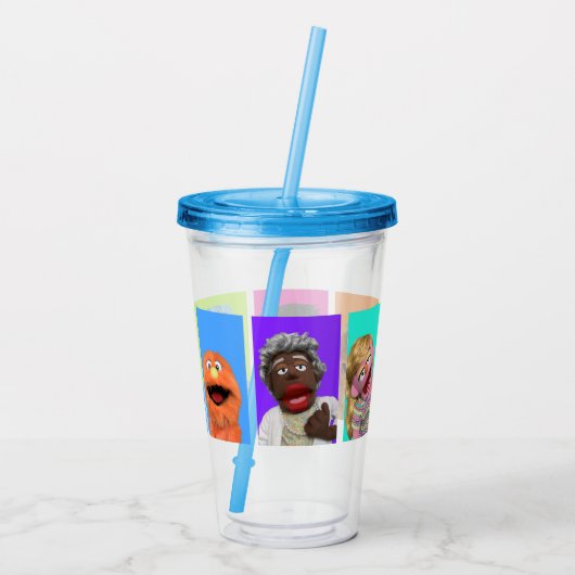 Freunden Acryltrinkbecher (Rückseite)