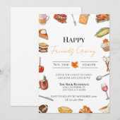 Freundes-Einladung zum Geben Einladung (Vorne/Hinten)