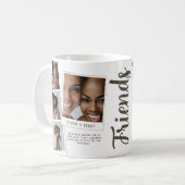 Freundes-Foto-Collage Freund Tasse (Vorderseite Links)