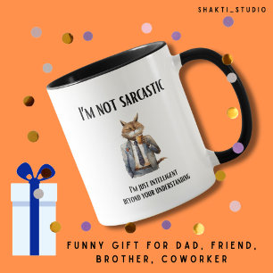 Freundes Geburtstag lustig sarkastisch Bürokatze Tasse