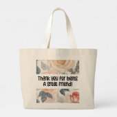 Freundes-Totentasche Jumbo Stoffbeutel (Rückseite)