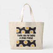 Freundes-Totentasche Jumbo Stoffbeutel (Rückseite)