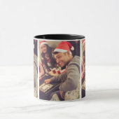 Freundes-Weihnachtsfoto Tasse (Zentrum)