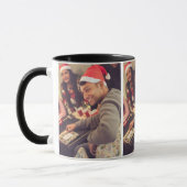 Freundes-Weihnachtsfoto Tasse (Links)