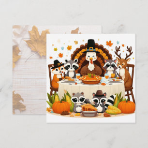 Freundesdankfest Feiertagskarte