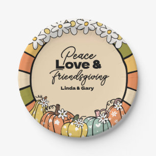 Freundesdankfest-Papier-Nachspeiseteller  Pappteller