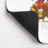 Freundesdankfest-Trupp-Puten-Dankfest-Freunde Trin Mousepad (Ecke)