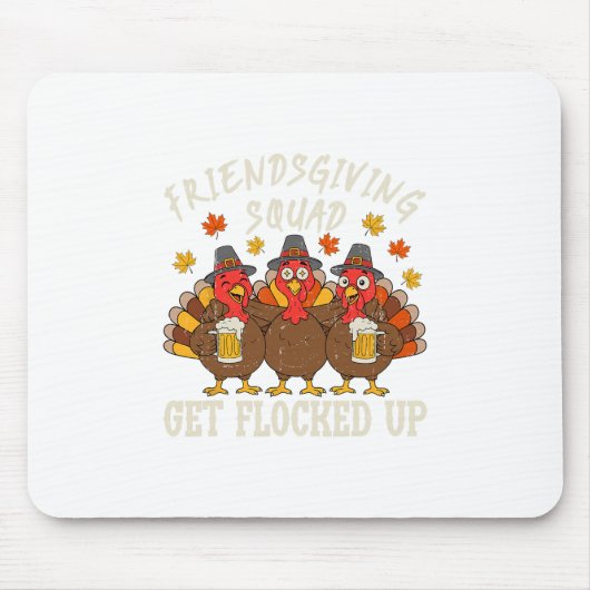 Freundesdankfest-Trupp-Puten-Dankfest-Freunde Trin Mousepad (Vorne)