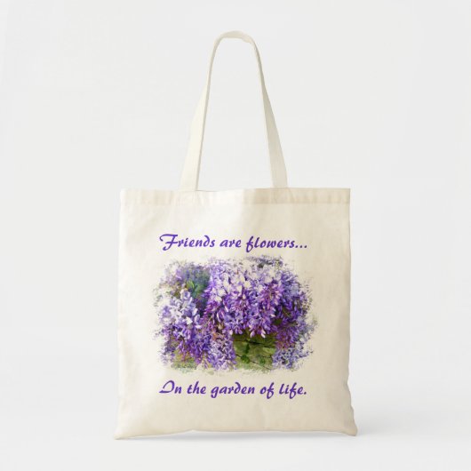 Freundewisteria-Taschen-Tasche Tragetasche (Vorne)