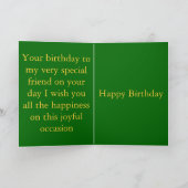 Freundgeburtstag Karte (Innenseite)