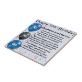 Freundgedicht 30. Geburtstag Fliese (Seite)