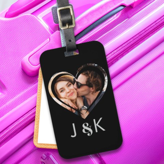 Freundin Boyfriend Verabredete Couple Foto Collage Gepäckanhänger
