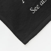 Freundin definiert Cool Spaß Schwarz und Weiß Fleecedecke (Ecke)