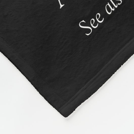 Freundin definiert Cool Spaß Schwarz und Weiß Fleecedecke (Ecke)