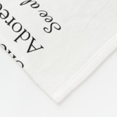 Freundin Definition Chic Script Rot Herz Liebe Fleecedecke (Ecke)
