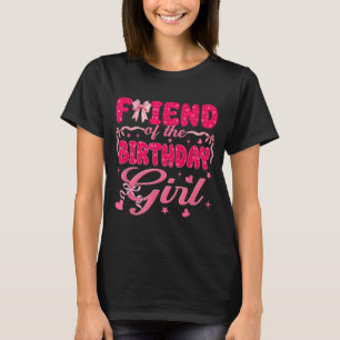 Freundin des Geburtstagsmädchens passendes rosa Co T-Shirt