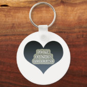 Freundin des Polizisten Schlüsselanhänger (Vorderseite)