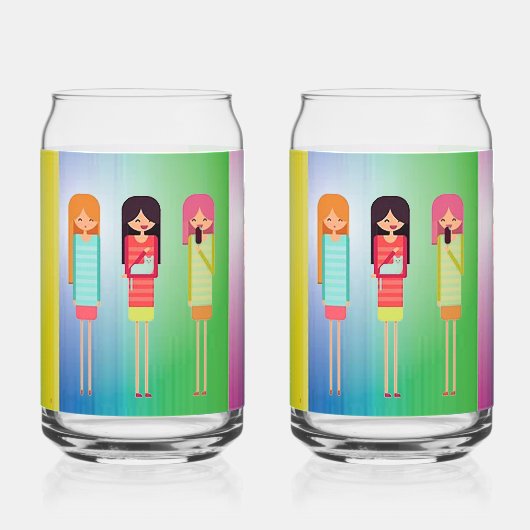 Freundin Dosenglas (Vorderseite)