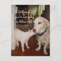 Freundin, du wirst nicht glauben!