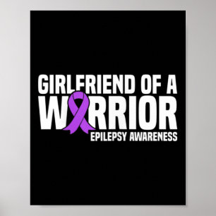 Freundin einer Lila Ribbon-Epilepsie Awa Poster