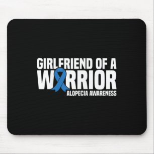 Freundin eines Warrior Blue Ribbon Alopecia Aware Mousepad