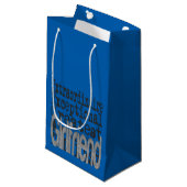 Freundin Extraordinaire Kleine Geschenktüte (Vorderseite Schrägansicht)