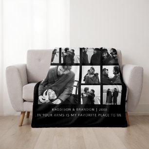 Freundin für immer zusammen Foto-Collage Fleecedecke