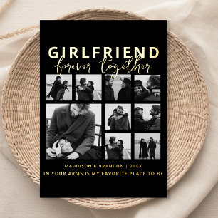 Freundin Für Immer Zusammen Foto Folien Feiertagskarte