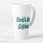 Freundin grüne Typografie Milchtasse (Rechte Ecke)