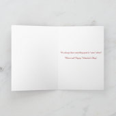 Freundin Happy Valentine's Day Funny Card Karte (Innenseite)