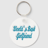 Freundin Himmelsblau Schlüsselanhänger (Rückseite)