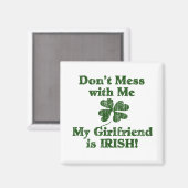 Freundin ist irisch magnet (Vorderseite/Rückseite)