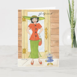 Freundin, lass uns für einen Film zusammenkommen Einladung