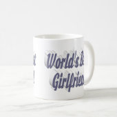 Freundin mit grauer Halbtypografie Kaffeetasse (VorderseiteRechts)
