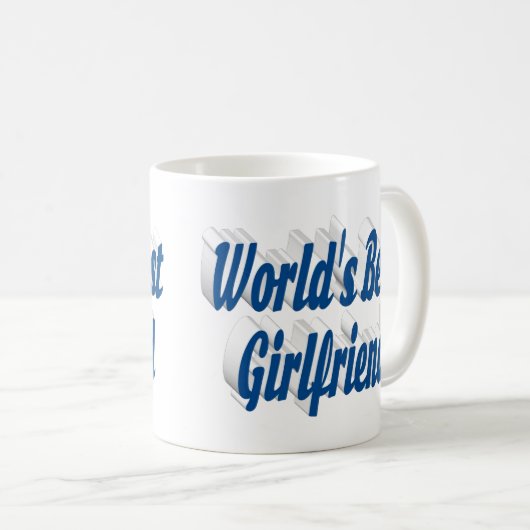 Freundin mit Halbtypografie Kaffeetasse (VorderseiteRechts)