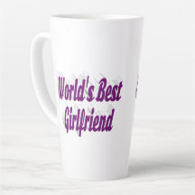 Freundin mit lila Typografie